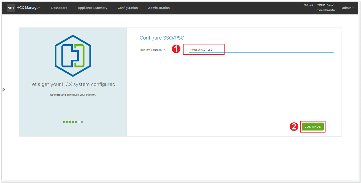Configure SSO/PSC