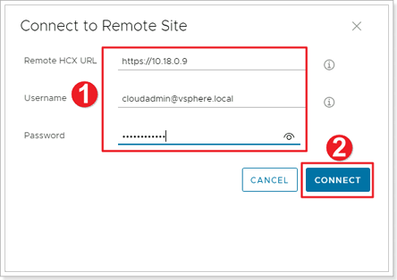 Remote site configuration wizard